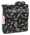 Black dragonfly diaper bag