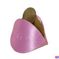 Light pink satin fortune cookies