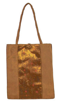 Brown Chinese Calligraphy Totebag