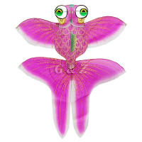 3D gold fish kite - pink