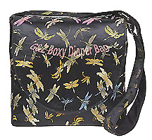 Brocade diaper bag