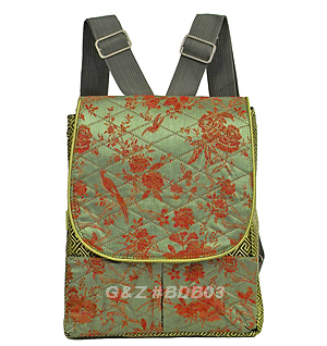 BDB03 - Green Mini Backpack Bag - \'Little Lady\'