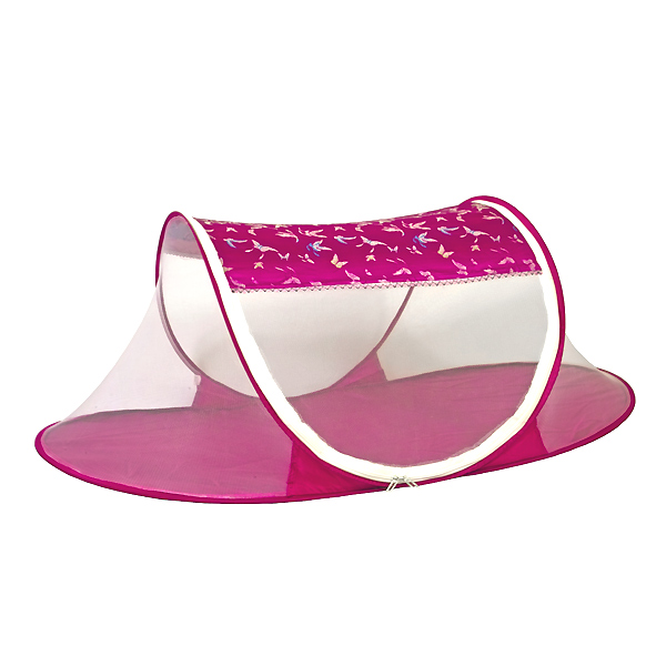 babycamp02 - Hot Pink Butterfly -'I Frogee' Foldable Baby Tents