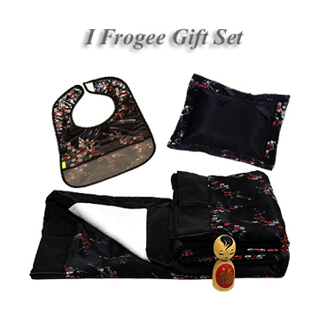 CutiePack01-Black/Red-Silver Cherry Blossom-'I Frogee' Gift Set