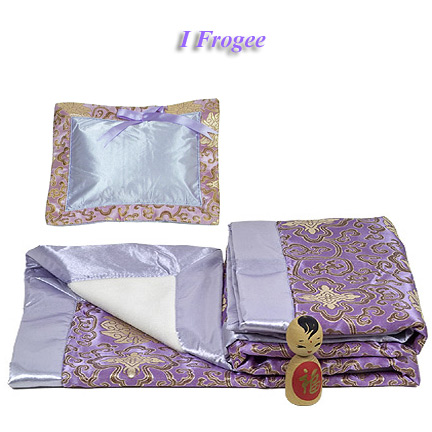 CutiePack05 - Light Purple Fortune Flower Brocade - I Frogee