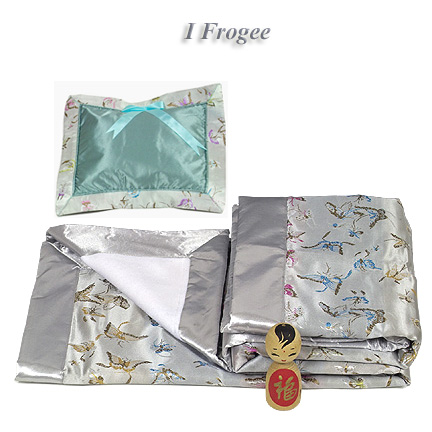 CutiePack05 - Silver Butterfly Brocade - I Frogee