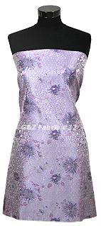 Fabric32 - Light Purple Chrysanthemum - Oriental Brocade Fabric