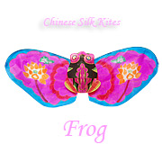 Silk Frog Kite - Pink