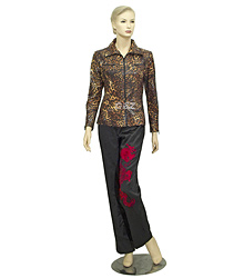 GW02 - Fashion Jackets - Yellow Leopard Print(Spring/Fall) <i><font color="red">Clearance</i></font>