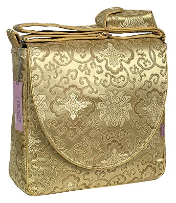 IFD26 - Gold Fortune Flower - \'I Frogee\' Boxy Diaper Bags