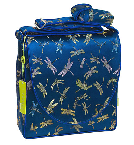 IFD38 - Dark Blue Dragonfly - I Frogee Boxy Diaper Bags