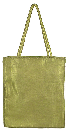 LSBSCR1 - Screen-Covered Satin Tote Bag(Green)