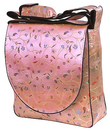 SDB27 - Light Pink Chili Flower - \'G&Z\' Boxy Diaper Bags