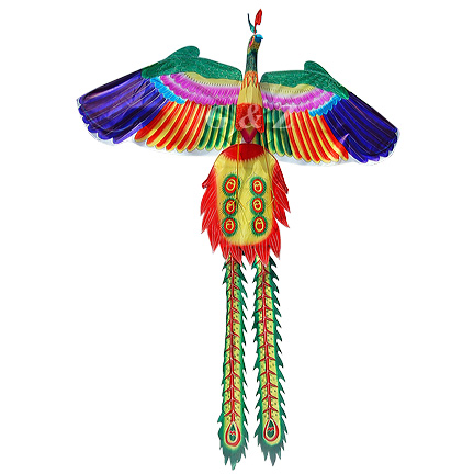 Colorful 3D Chinese Phoenix Kite (Large)