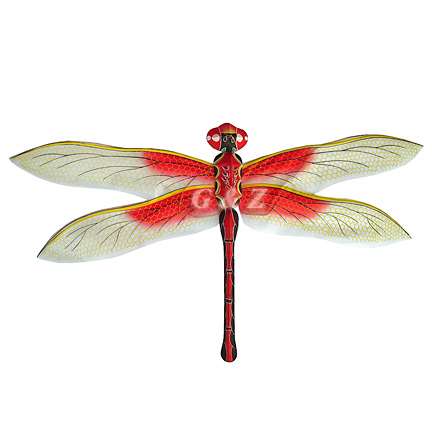 3D Silk Red Dragonfly Kite(Small)