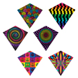 ColorMax Nylon Diamond Kites - Case of 36 Assortment